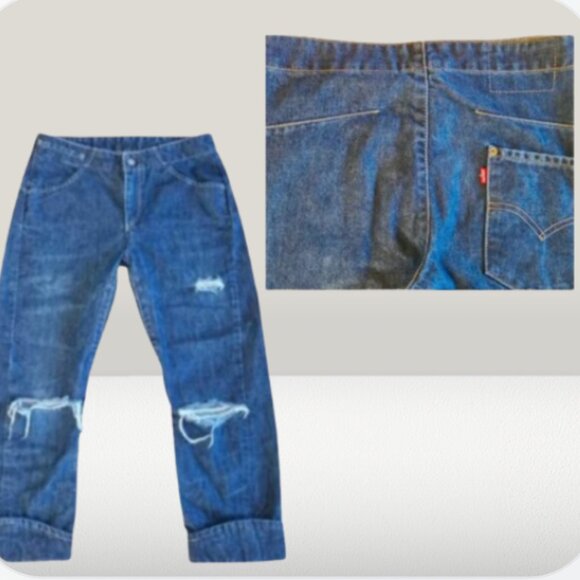 Vintage Levis 3D engineered jeans Deadstock Red Tag One Back Pocket 29 Mid Rise - Picture 1 of 16